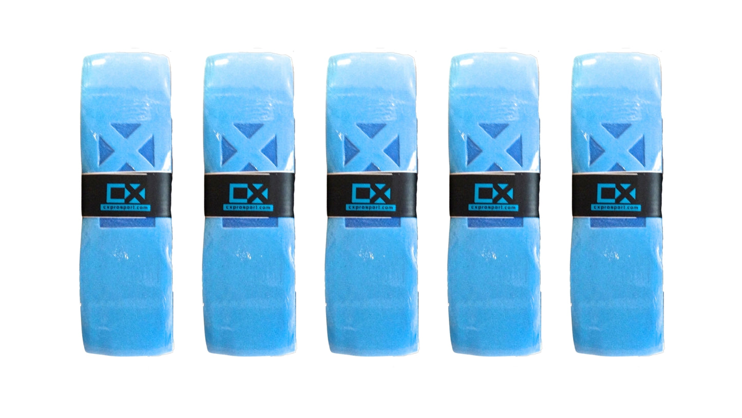 5 stk. CX Pro Classic Squash Grips (Blå)