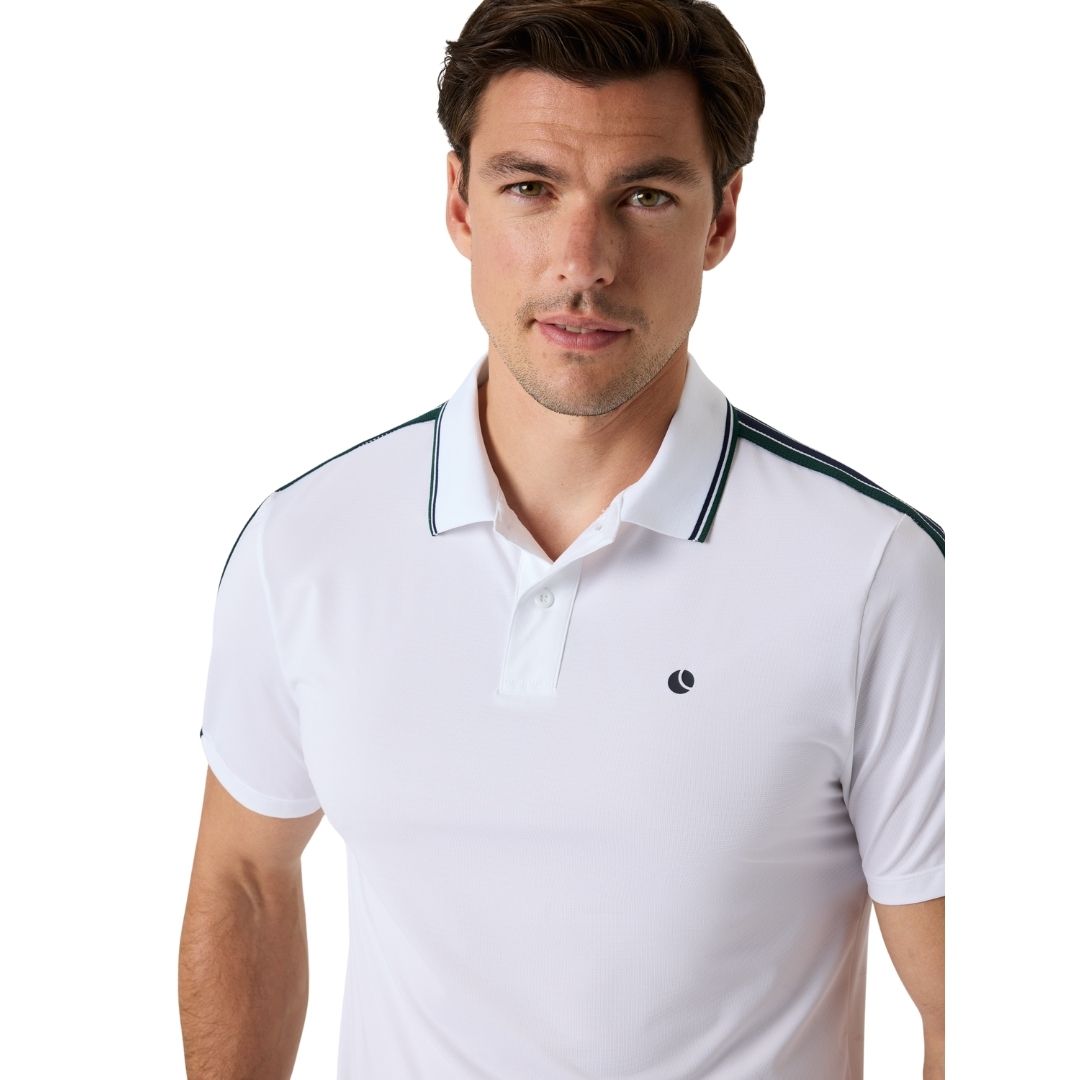 Björn Borg Ace Retro Polo Shirt (Brilliant White)
