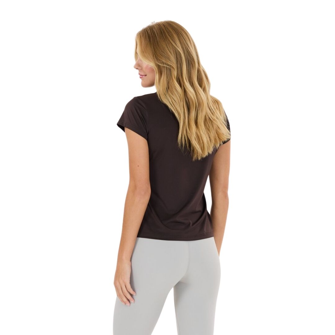 Athlecia Almi V2 W S/S Tee (Chocolate Torte)