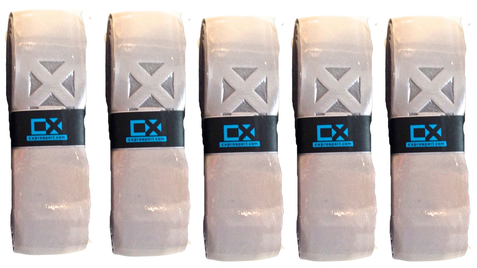 5 stk. CX Pro Classic Squash Grips (Grå)