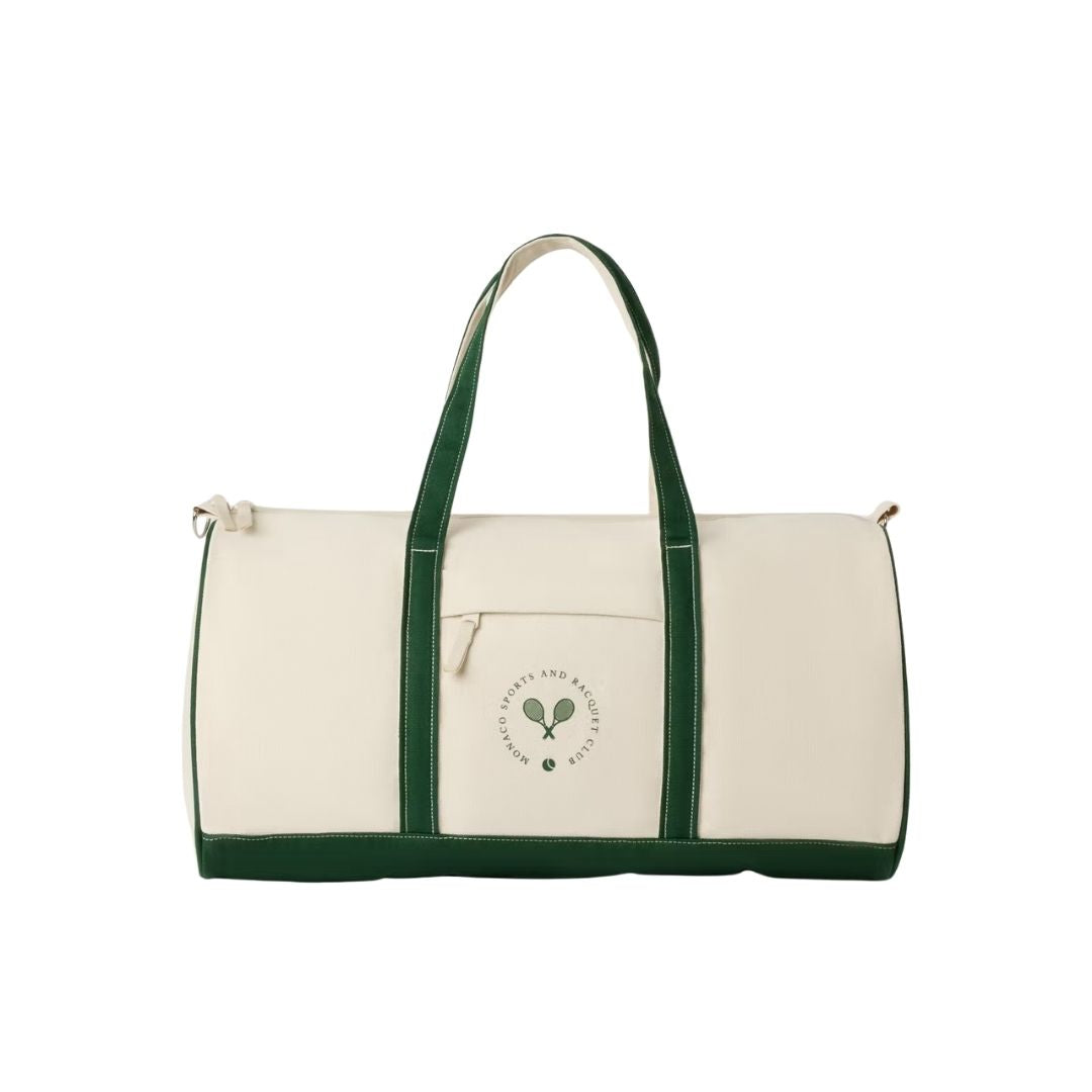 Björn Borg Ace Canvas Sports Bag (Egret)